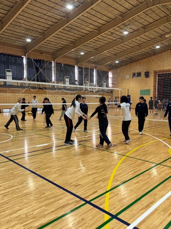 女バレＯＧ会練習納め