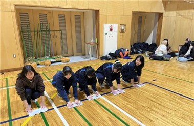 女バレＯＧ会練習納め５