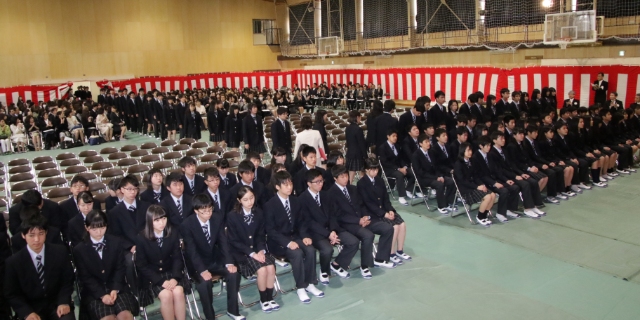 入学式の写真