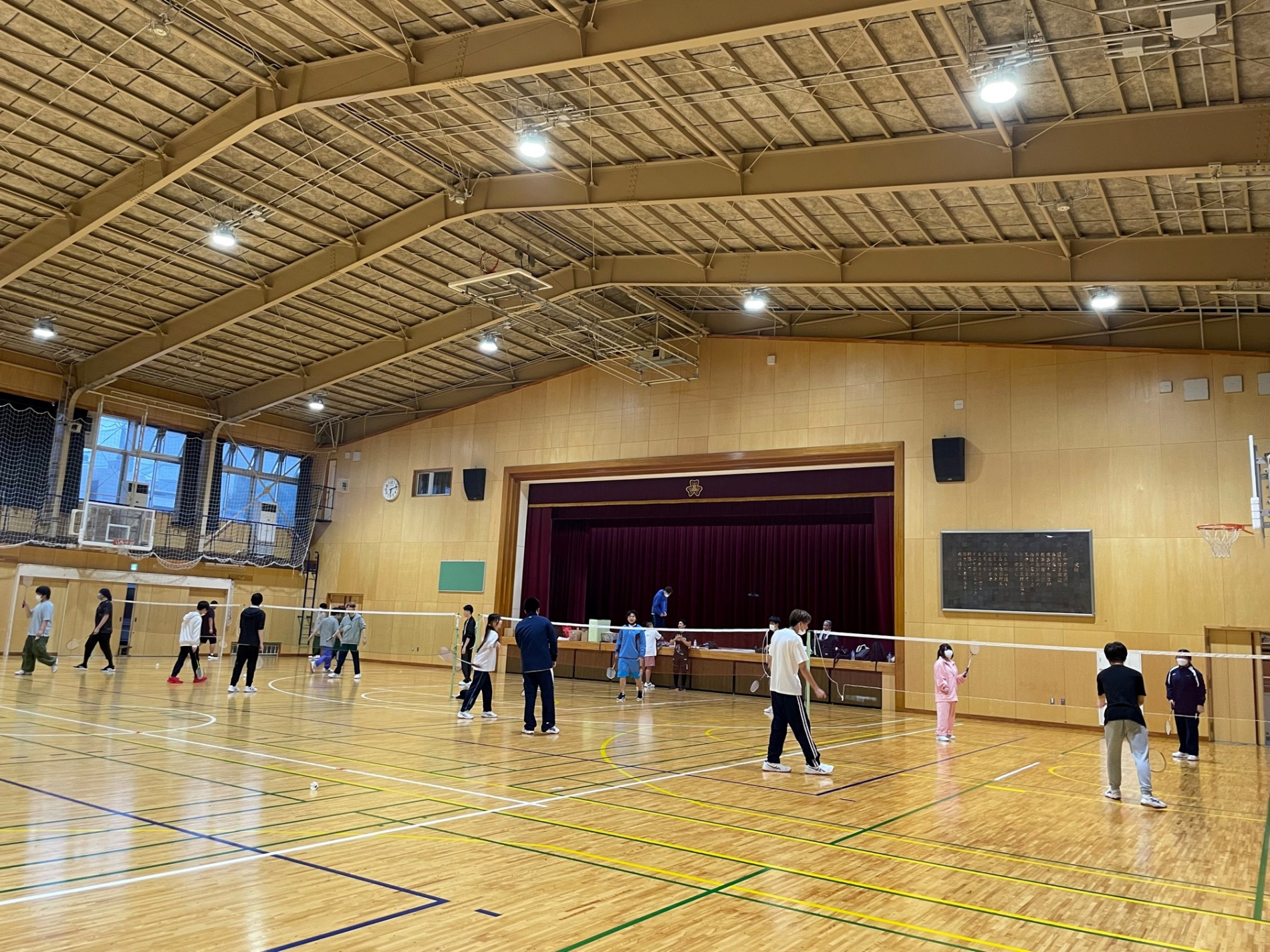 1学年スポーツ大会①バド