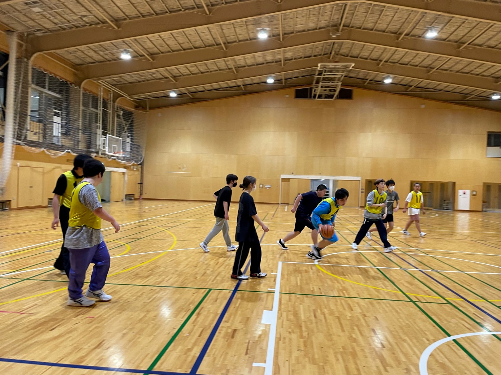 1学年スポーツ大会②バスケ