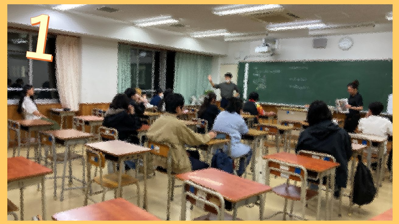 文化祭準備①１年