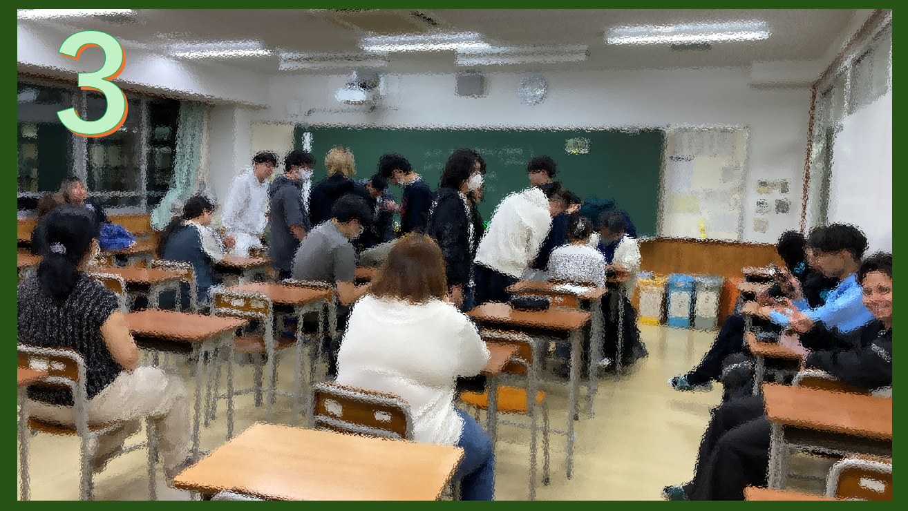 文化祭準備①３年