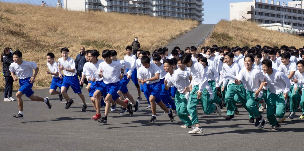 ロードレース大会の写真