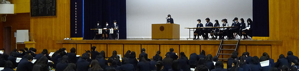 生徒総会・生徒会役員選挙の写真