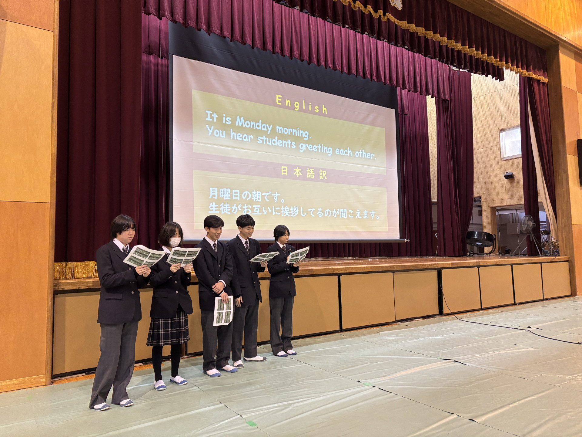 R7_1025（第１回学校説明会③生徒英語スピーチ）