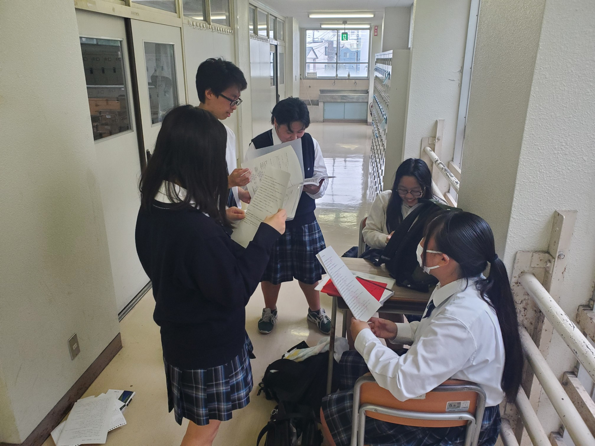 中間考査最終日1