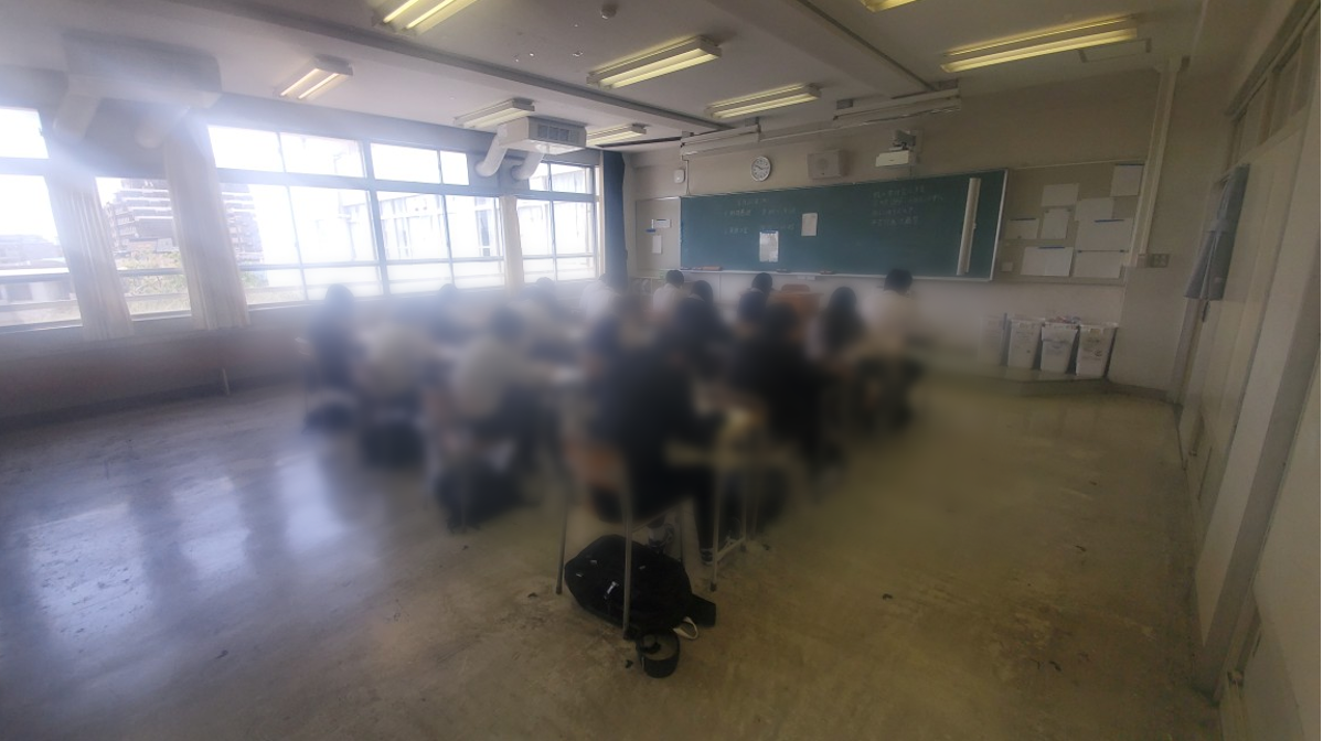 考査二日目ぼかし