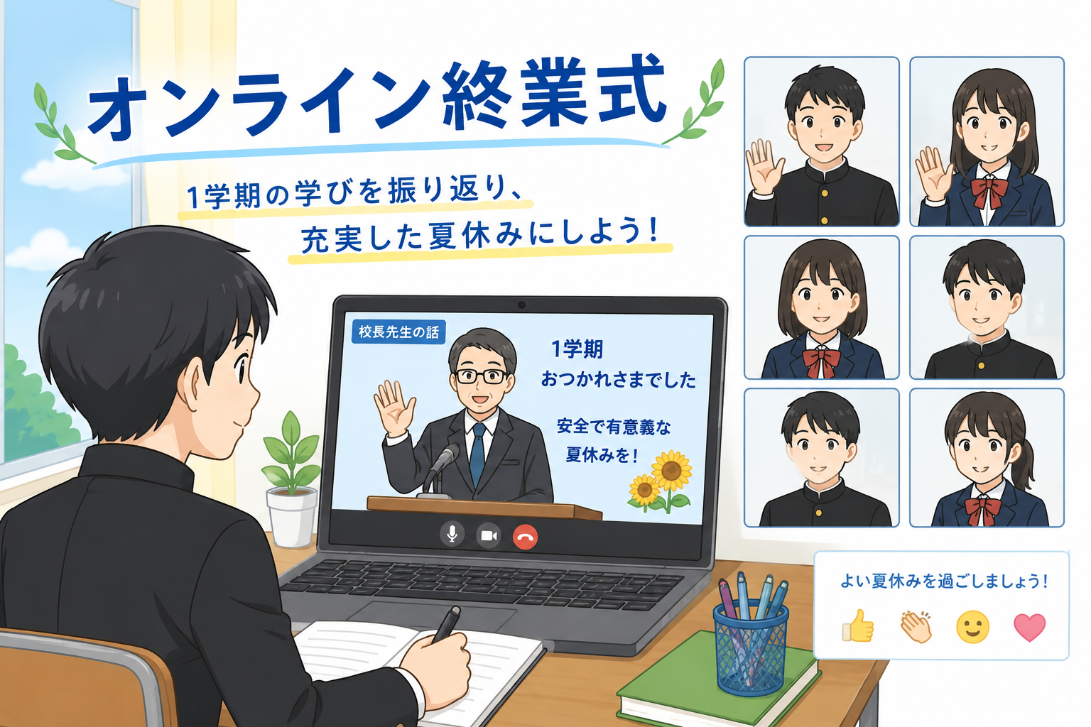 全日制終業式