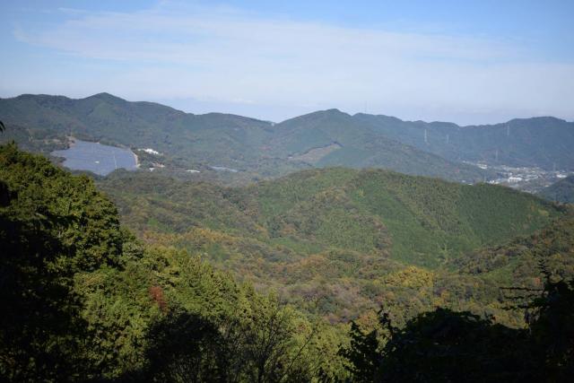 櫻井 山の景色