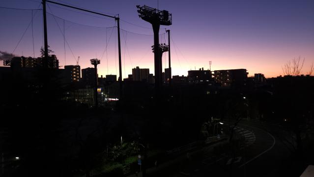 ふう 夕焼けの落ち頃