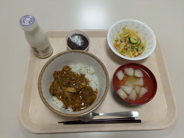 バレンタイン給食