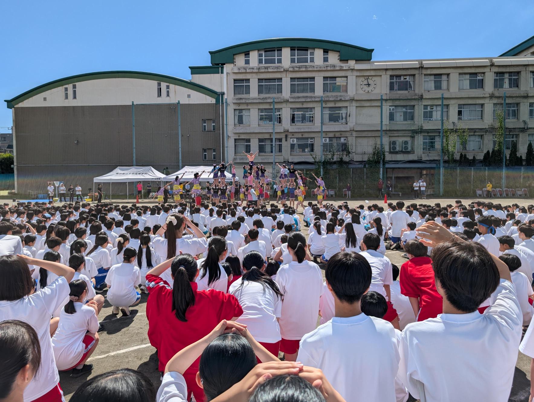 2025体育祭予行チア