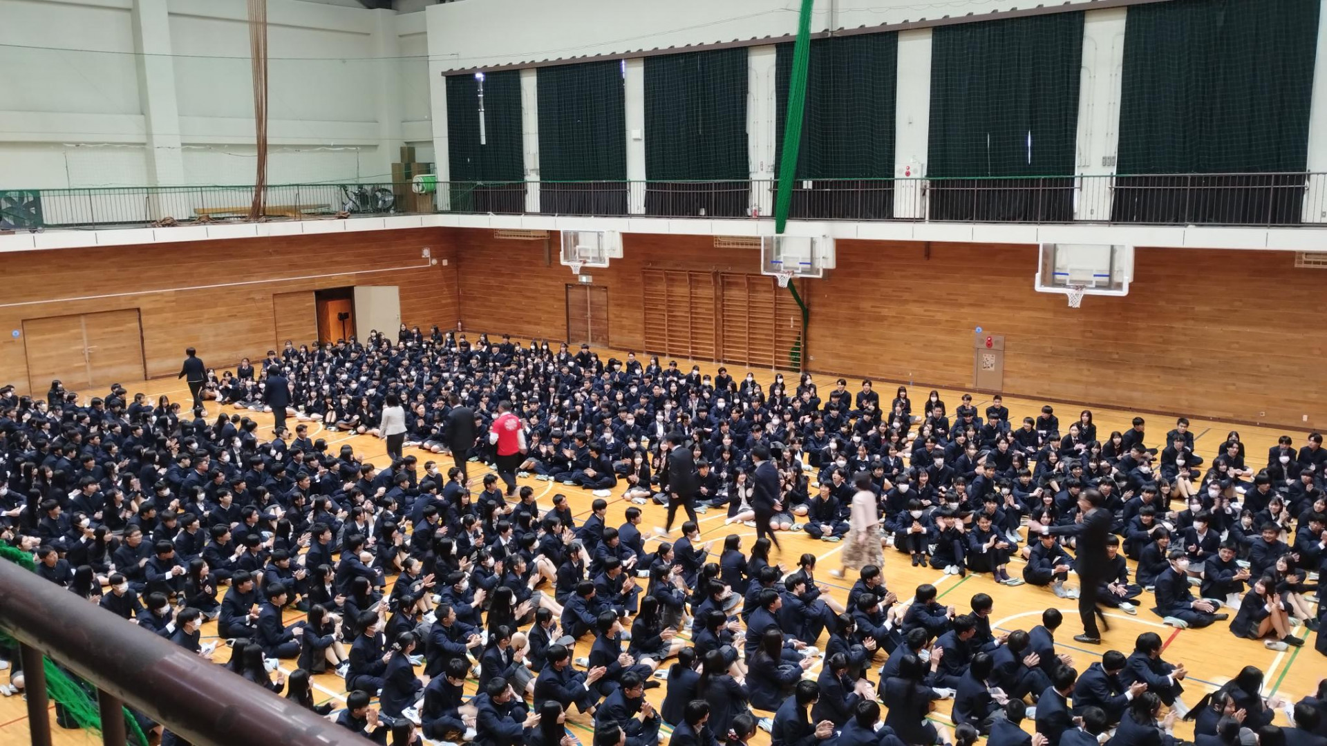 離任式退場
