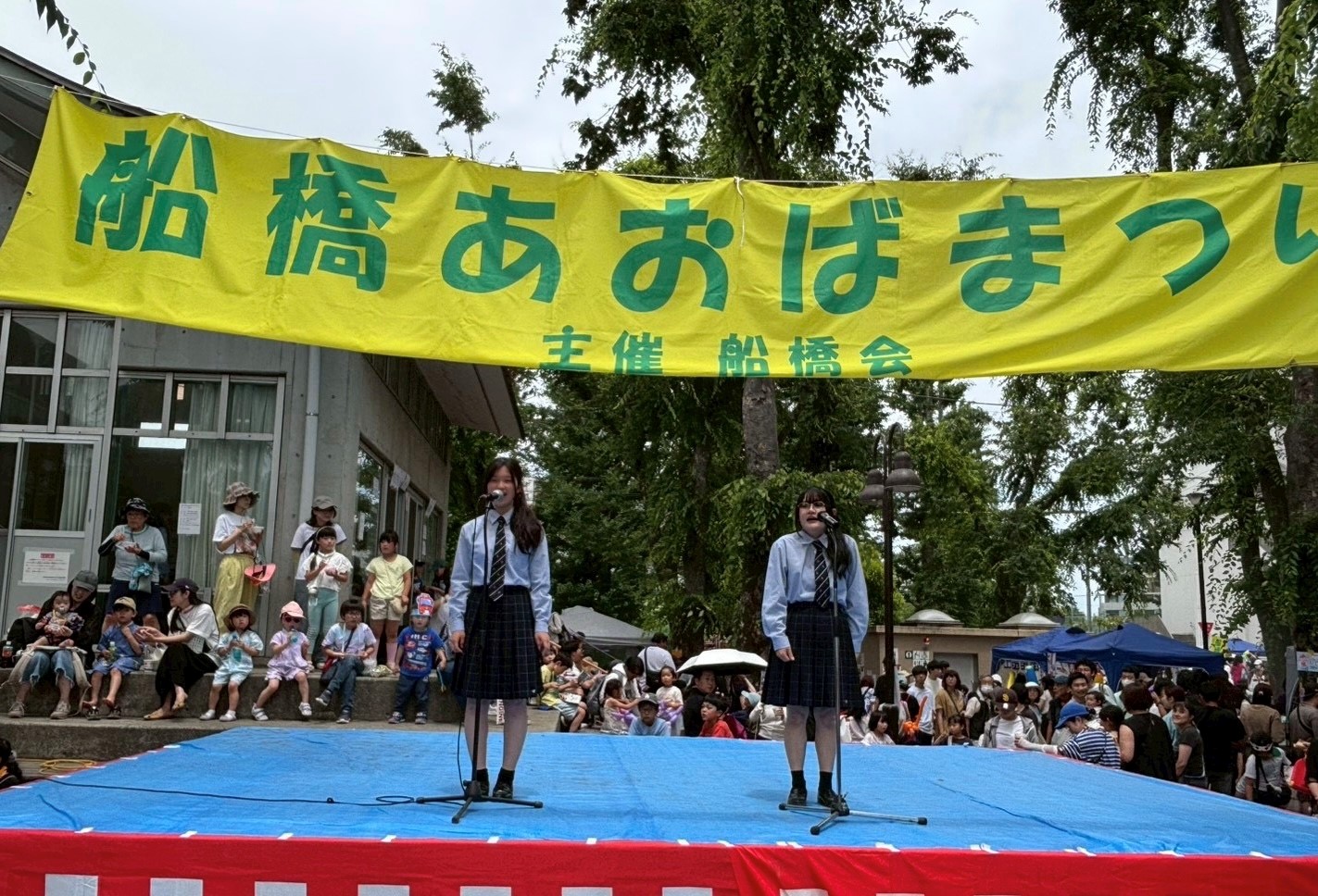 あおばまつり合唱部2名2026