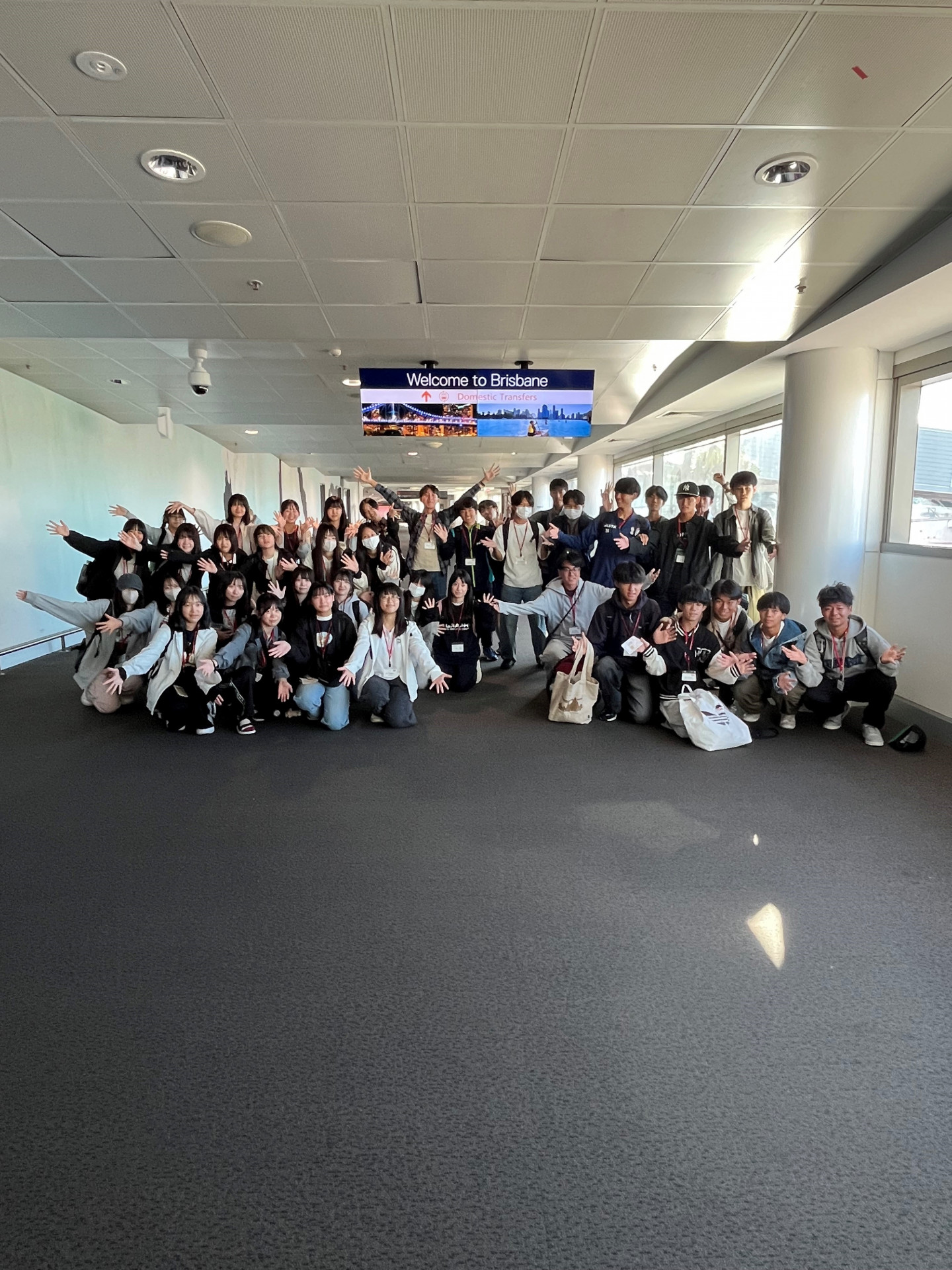 ★8月3日（日）ブリスベン空港