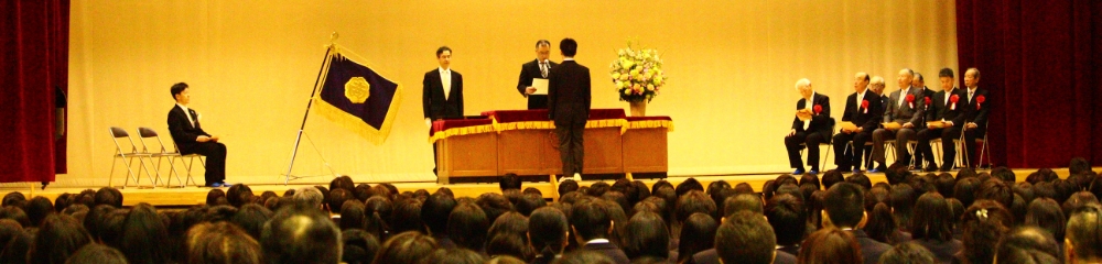 卒業式の写真