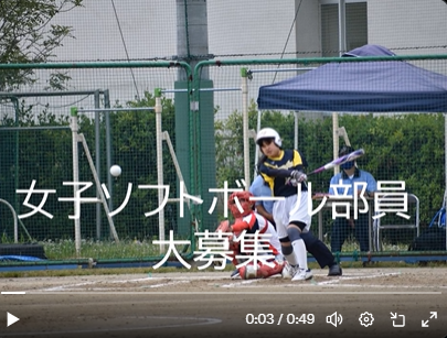 ソフトボール部員募集