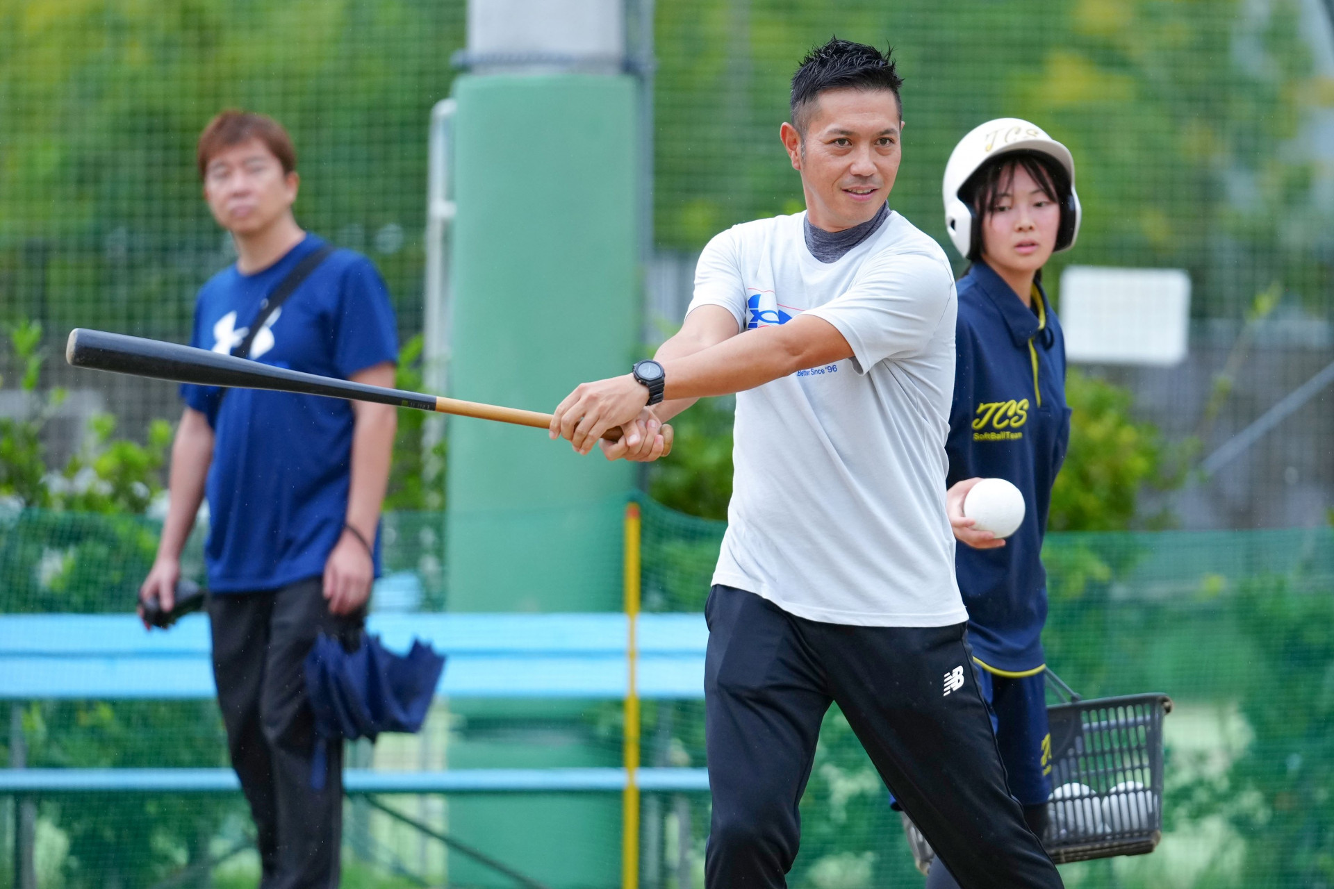 ノックを打つ幕田先生