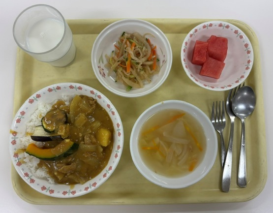 終業式カレー