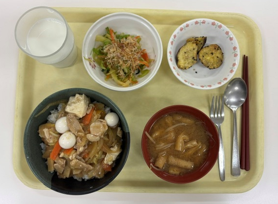 豆腐のうま煮丼