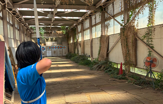 室内アーチェリー場（アーチェリー部）