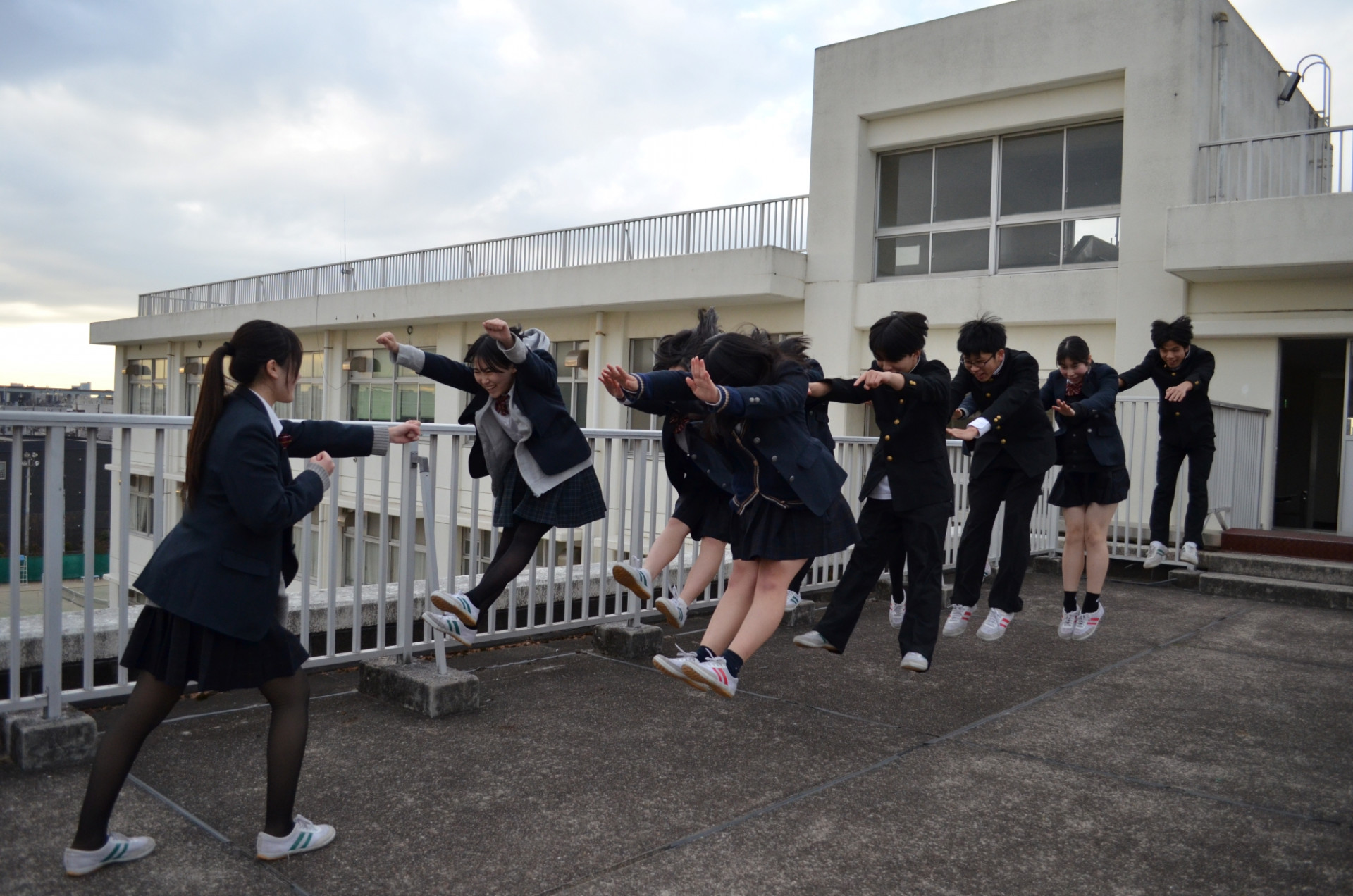 生徒会メンバーの写真