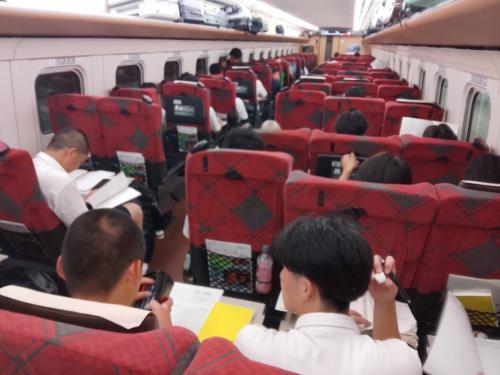 新幹線内