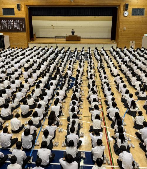 ２学期始業式①