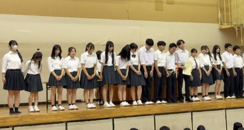 ２学期始業式②