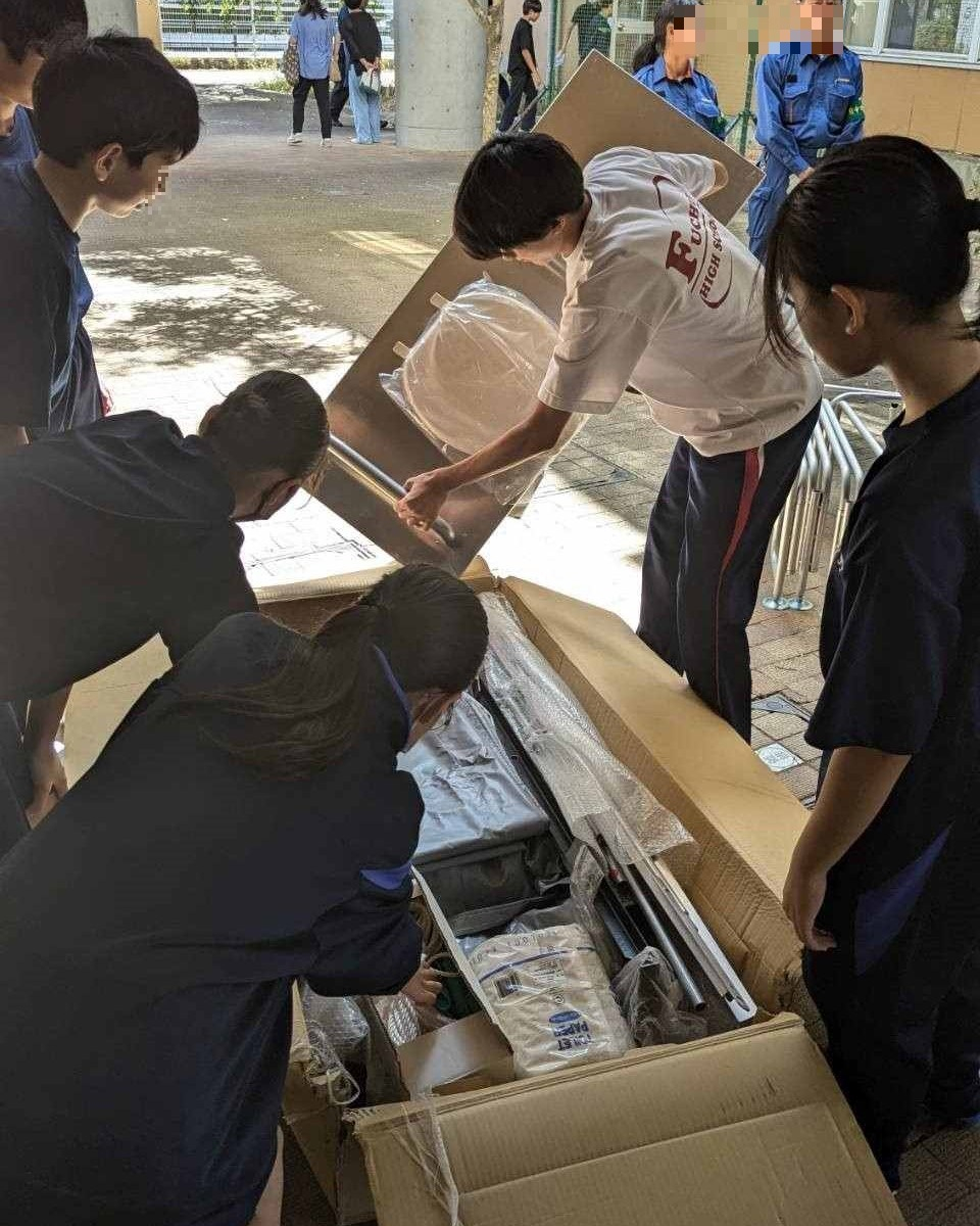 仮設トイレ設置