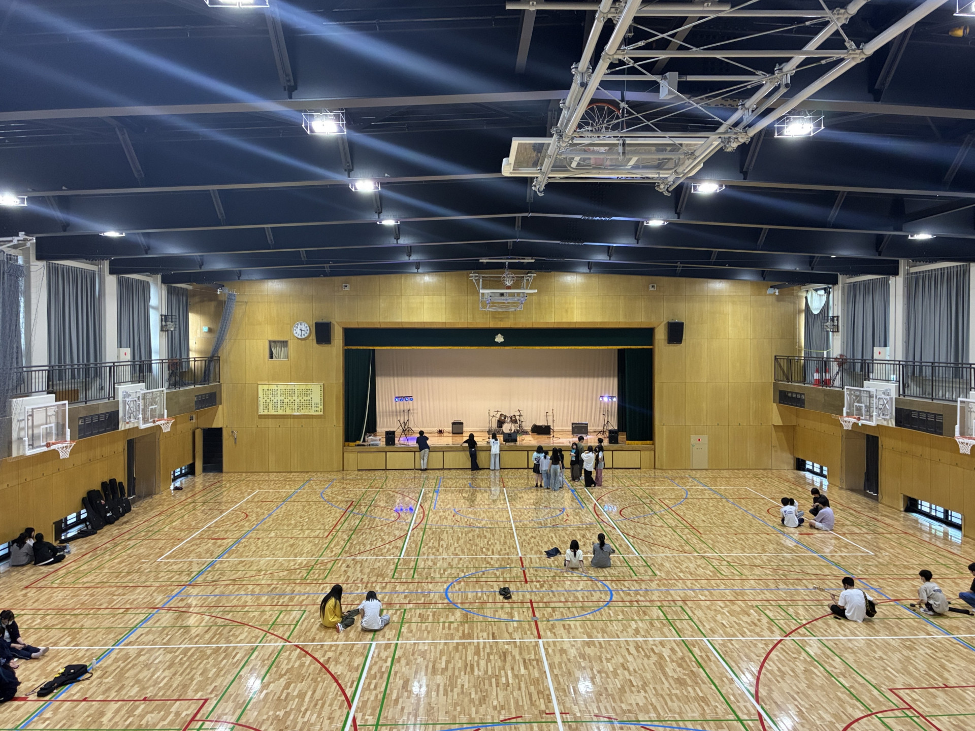 文化祭に向け準備中