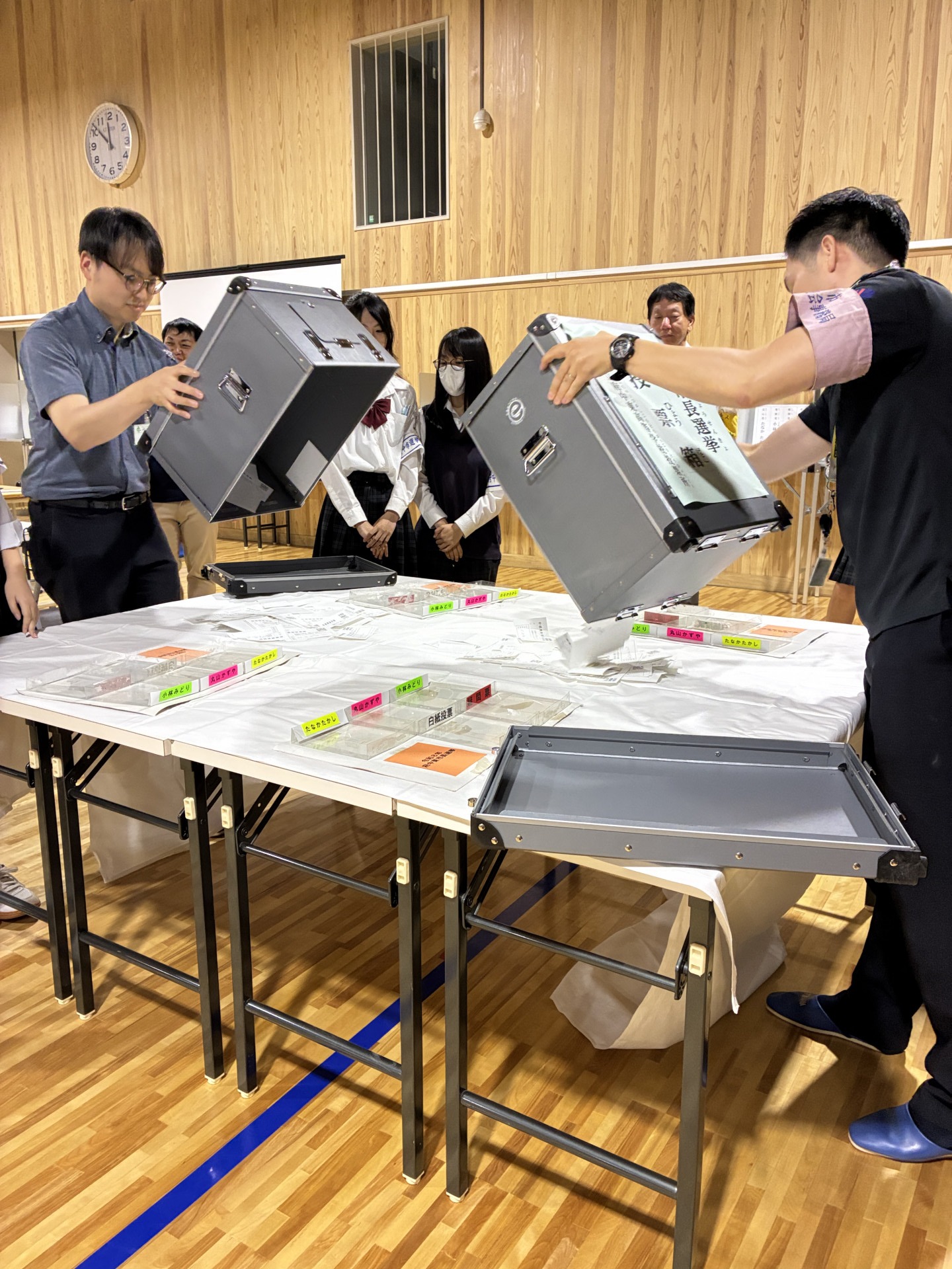 模擬投票 開票