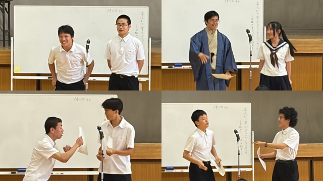 個性爆発の漫才実演！