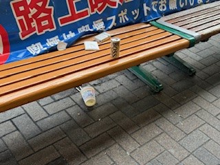 240603駅前ゴミ