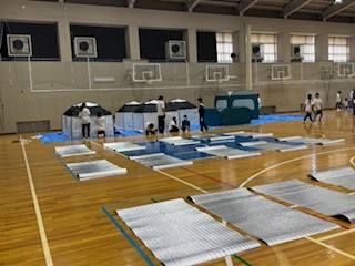 240619避難所設営１