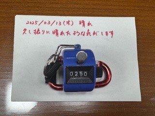250313おはようカウンター