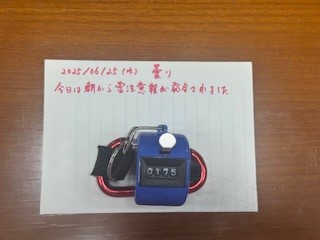 250625おはようカウンター
