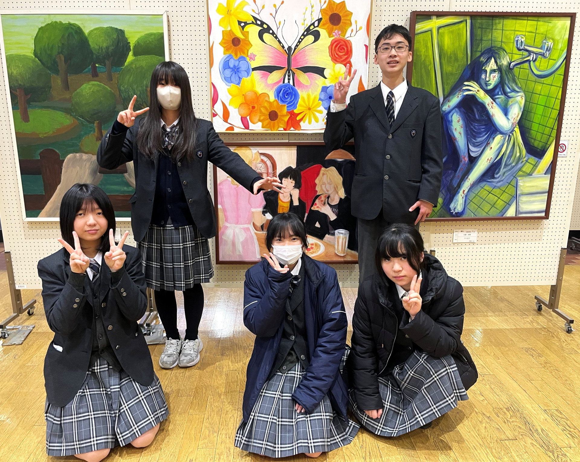 R7イースト21美術部展覧1