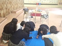 体育祭旗の制作