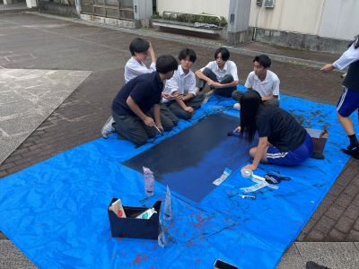 令和7年度文化祭準備9月4日1
