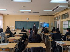 玉川中学校出前授業1