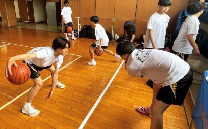男子バスケットボール引退