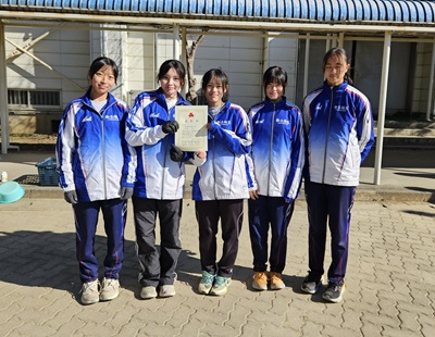 新春駅伝女子集合
