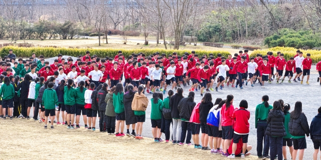 ロードレース大会の写真