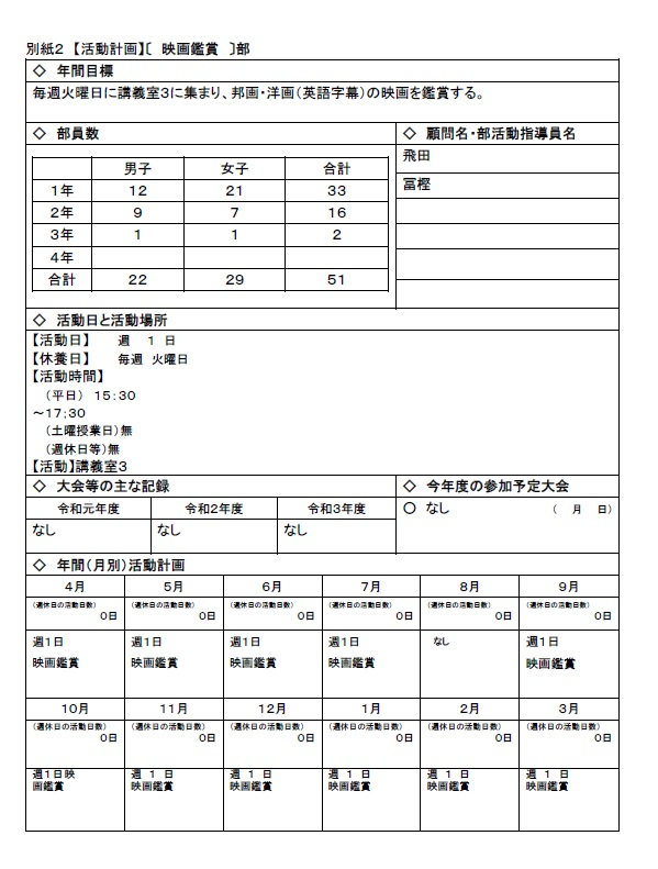 映画鑑賞