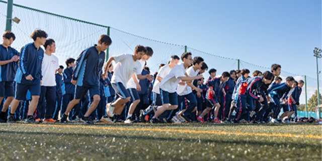マラソン大会の写真