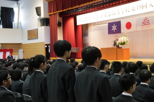 入学許可(呼名)