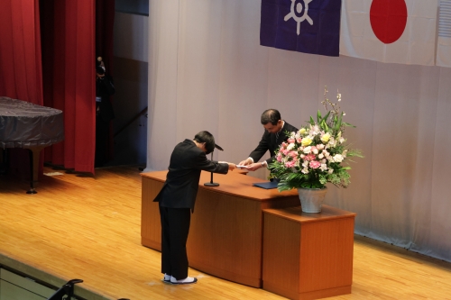 新入生代表の言葉