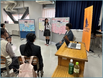 代表生徒あいさつ